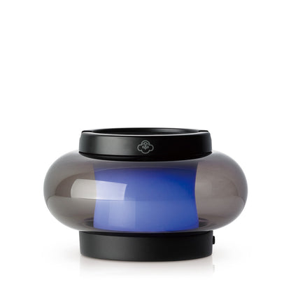 Arc Grey Glass Scented Wax Warmer for Refills – USB, LED, Smoke and Soot Free