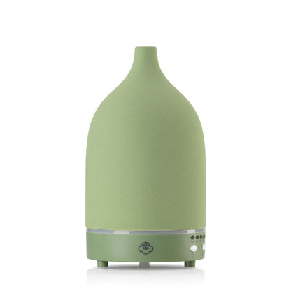Vapor Green Keramik-Ultraschalldiffusor mit Timer, Ein-/Ausschalter und LED